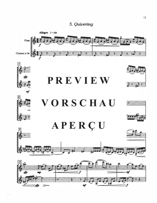 Product gallery: Page 16 of 21 Temperaments , , (flute and clarinet in Bb)