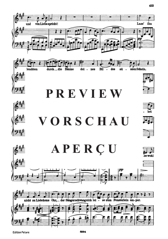 Product gallery: Page 4 of 5 Liebeslauschen D.698, , High Voice and Piano