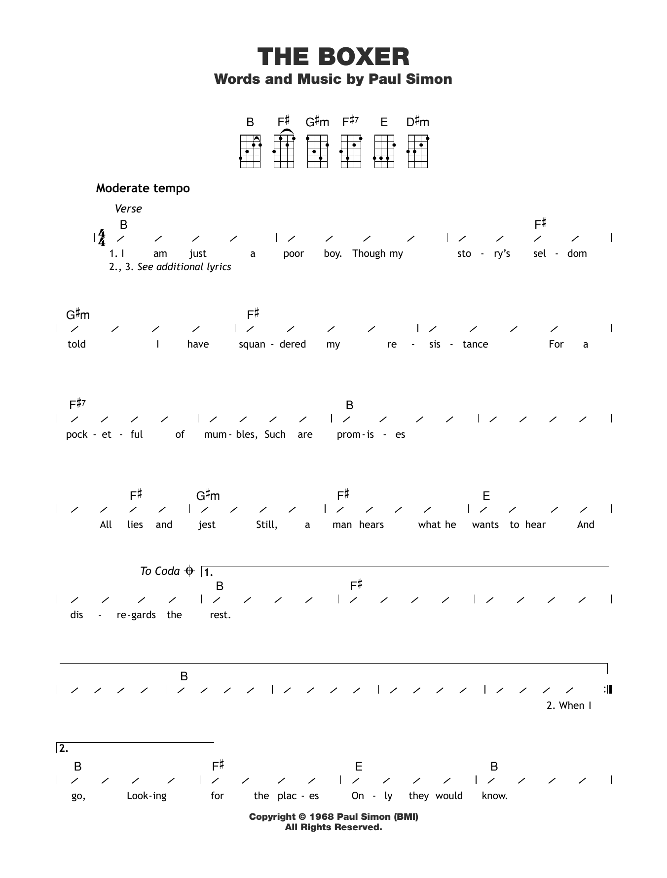 Product gallery: Page 1 of 1 The Boxer, Simon & Garfunkel
