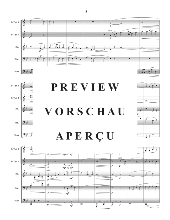 Produktgalerie: Seite 7 von 21 Jubilee , , (Blechbläserquintett)