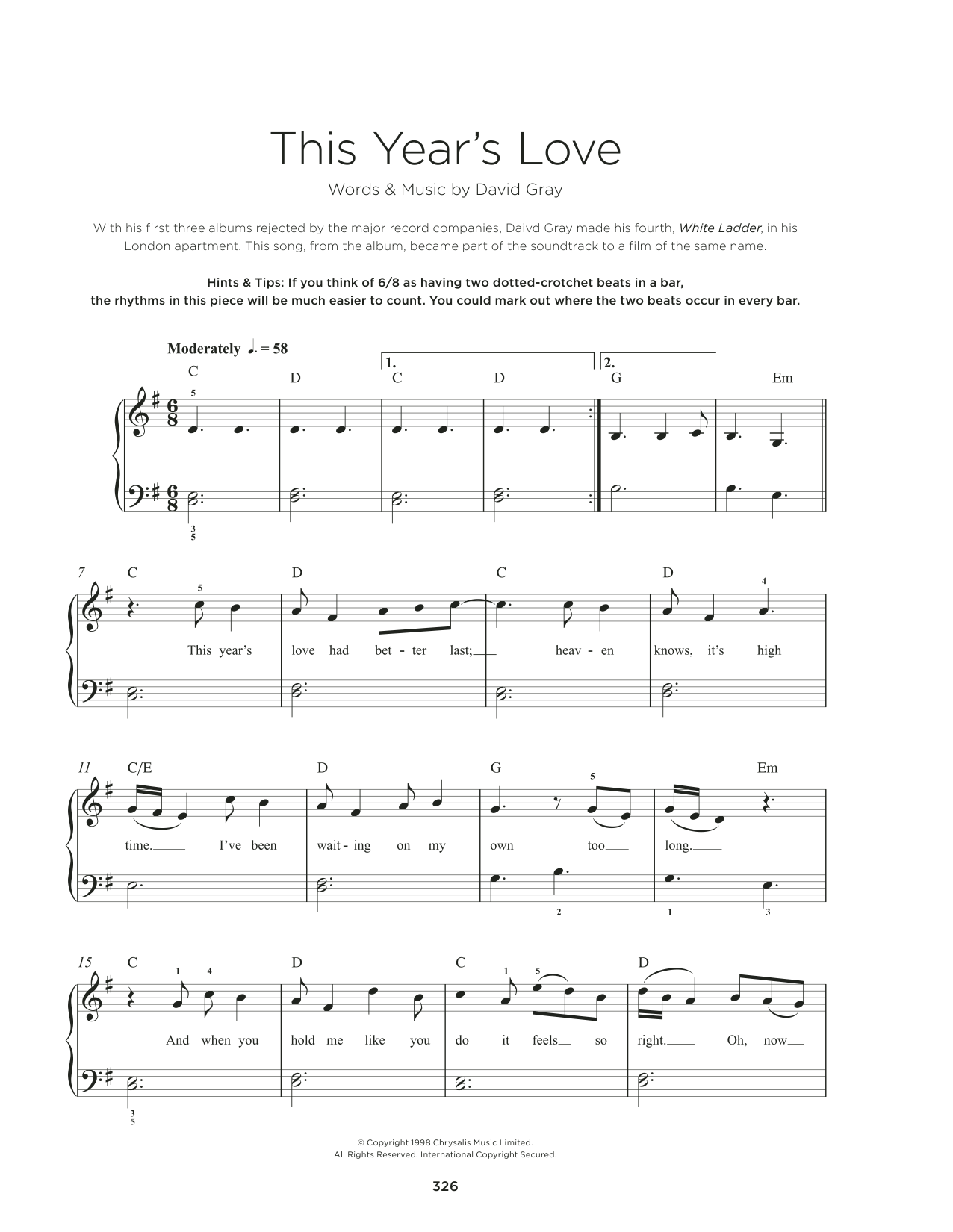 Produktbild zu: This Year's Love