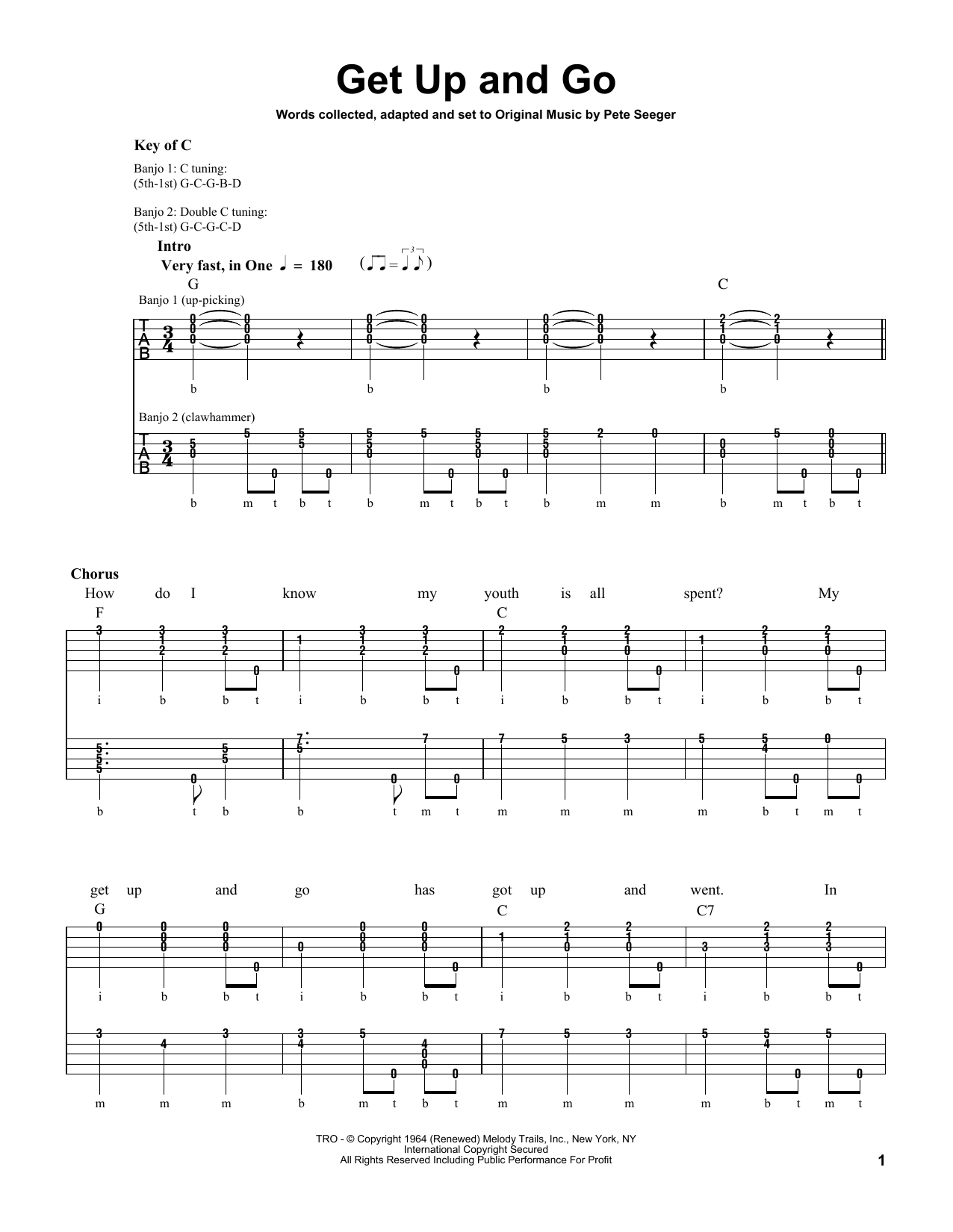 Produktgalerie: Seite 1 von 1 Get Up And Go, Pete Seeger, Banjo