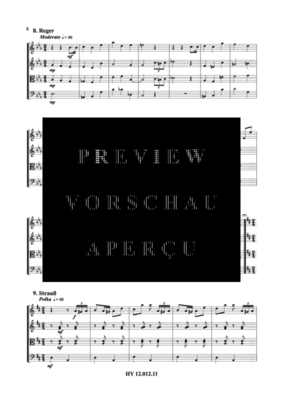 gallery: Happy Birthday, , (Streicher Quartett)