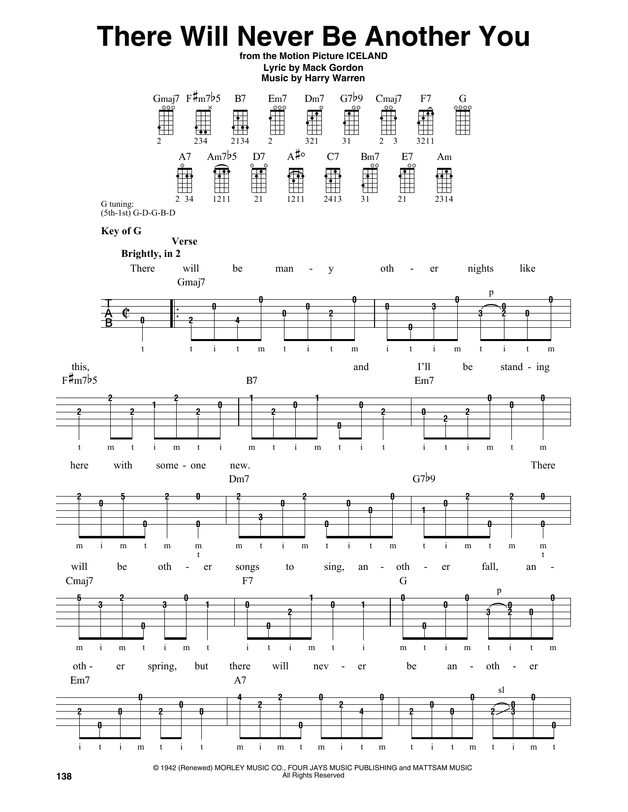 Product gallery: Page 1 of 1 There Will Never Be Another You, Mack Gordon