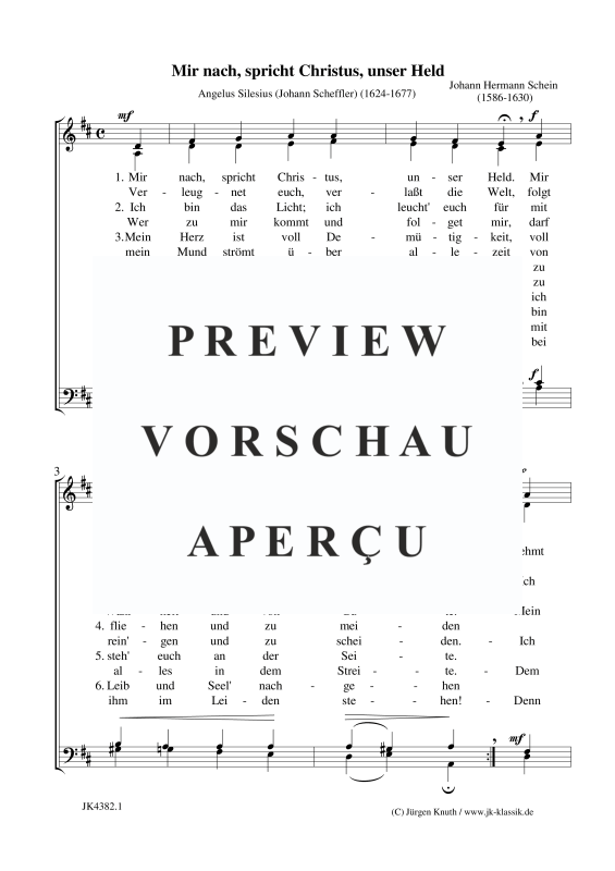 Produktgalerie: Seite 2 von 3 Mir nach, spricht Christus, unser Held, , Gemischter Chor