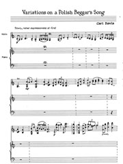 Product picture to: Variations on a Polish Beggar's Song