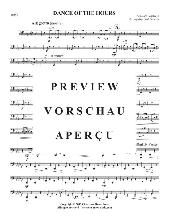 Product gallery: Page 20 of 21 Dance of the Hours , , (Brass quintet)