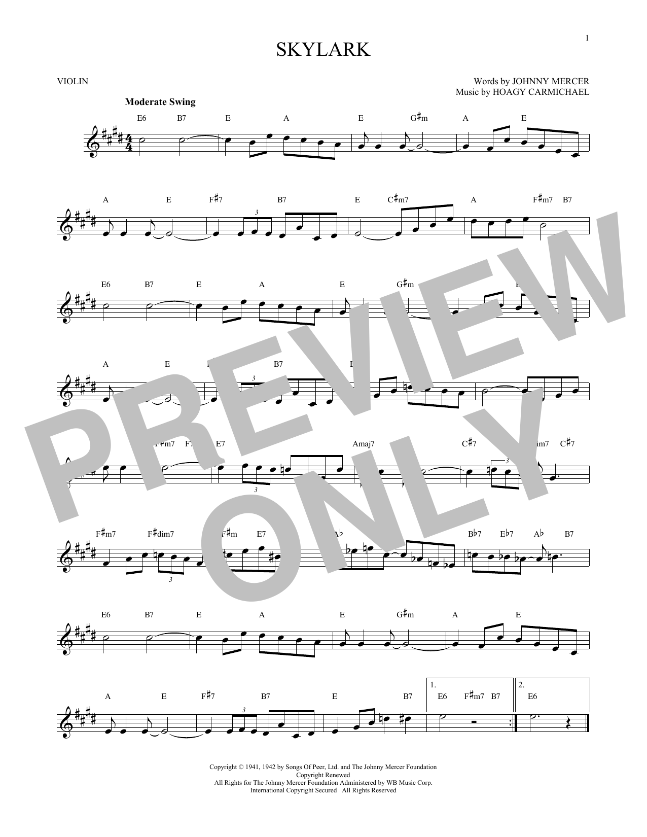 Product gallery: Page 1 of 1 Skylark, Hoagy Carmichael