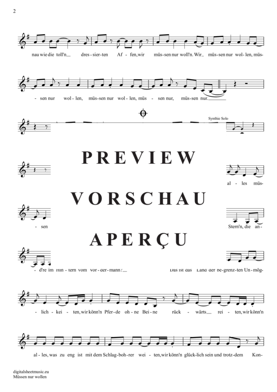 Product gallery: Page 3 of 4 Müssen Nur Wollen , Helden, Wir Sind, Clarinet in B-flat