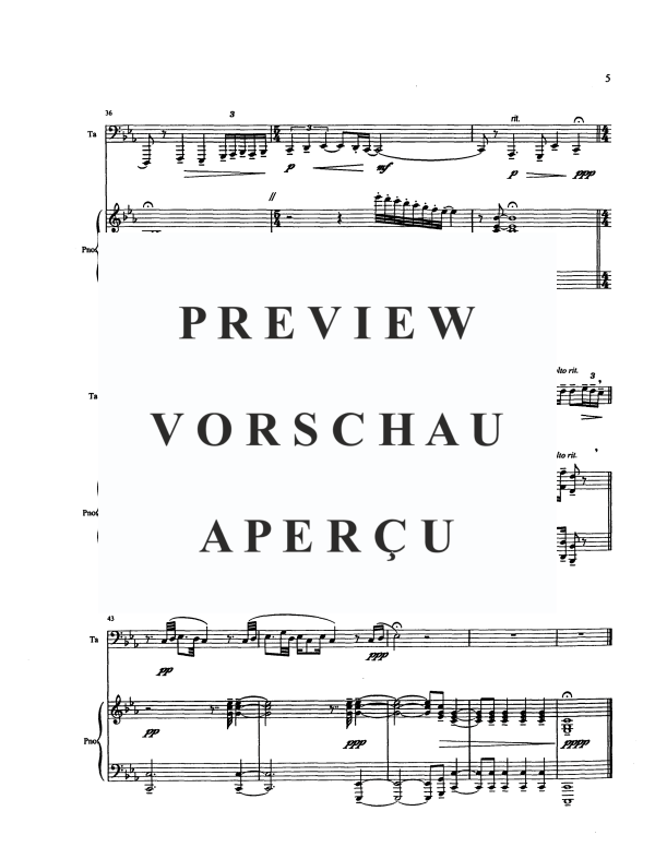 Produktgalerie: Seite 6 von 11 Suite No. 4, , Tuba und Klavier