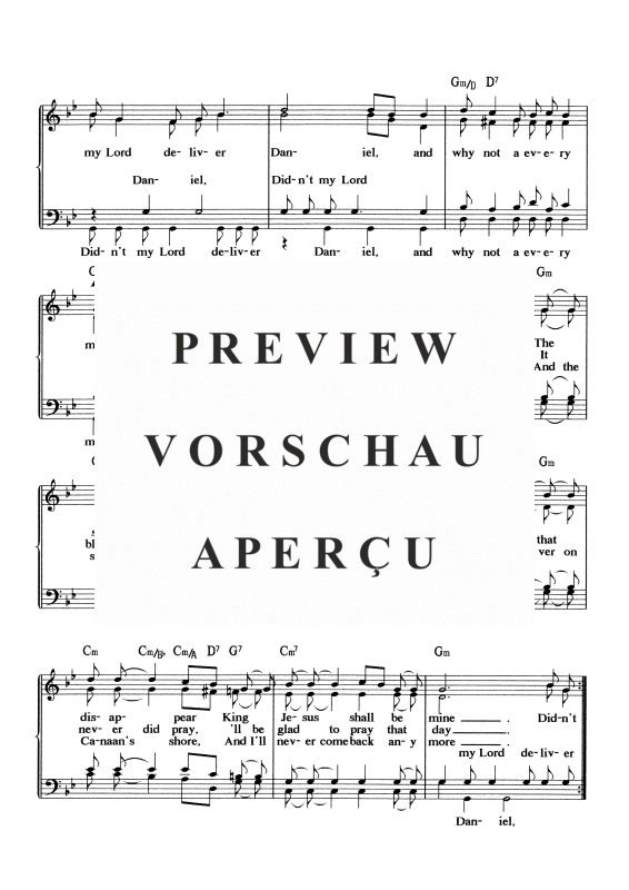 gallery: Didn´t My Lord Deliver Daniel, , Mixed Choir