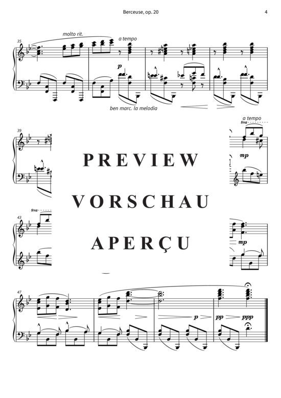 gallery: Berceuse op. 20 , , (Klavier Solo)