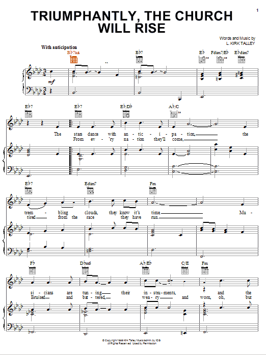 Produktbild zu: Triumphantly, The Church Will Rise