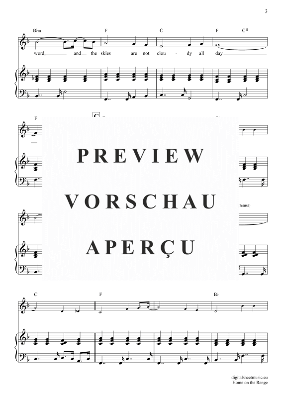 Product gallery: Page 4 of 6 Home On The Range, Folk Song, American, Voice with Piano Accompaniment