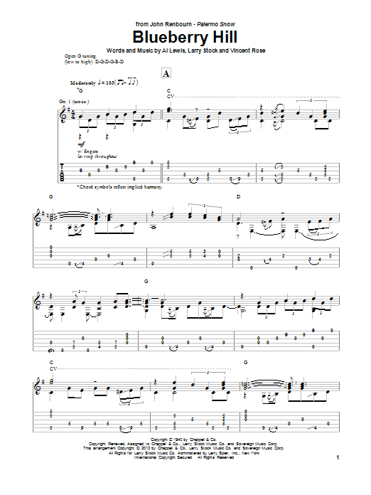 Produktgalerie: Seite 1 von 1 Blueberry Hill, John Renbourn, Gitarre
