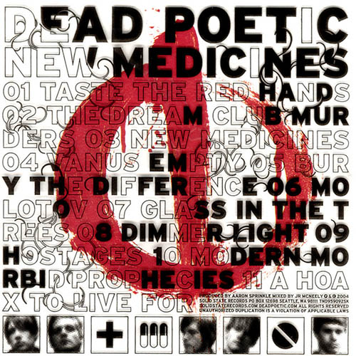cover: New Medicines, Dead Poetic, Gitarre