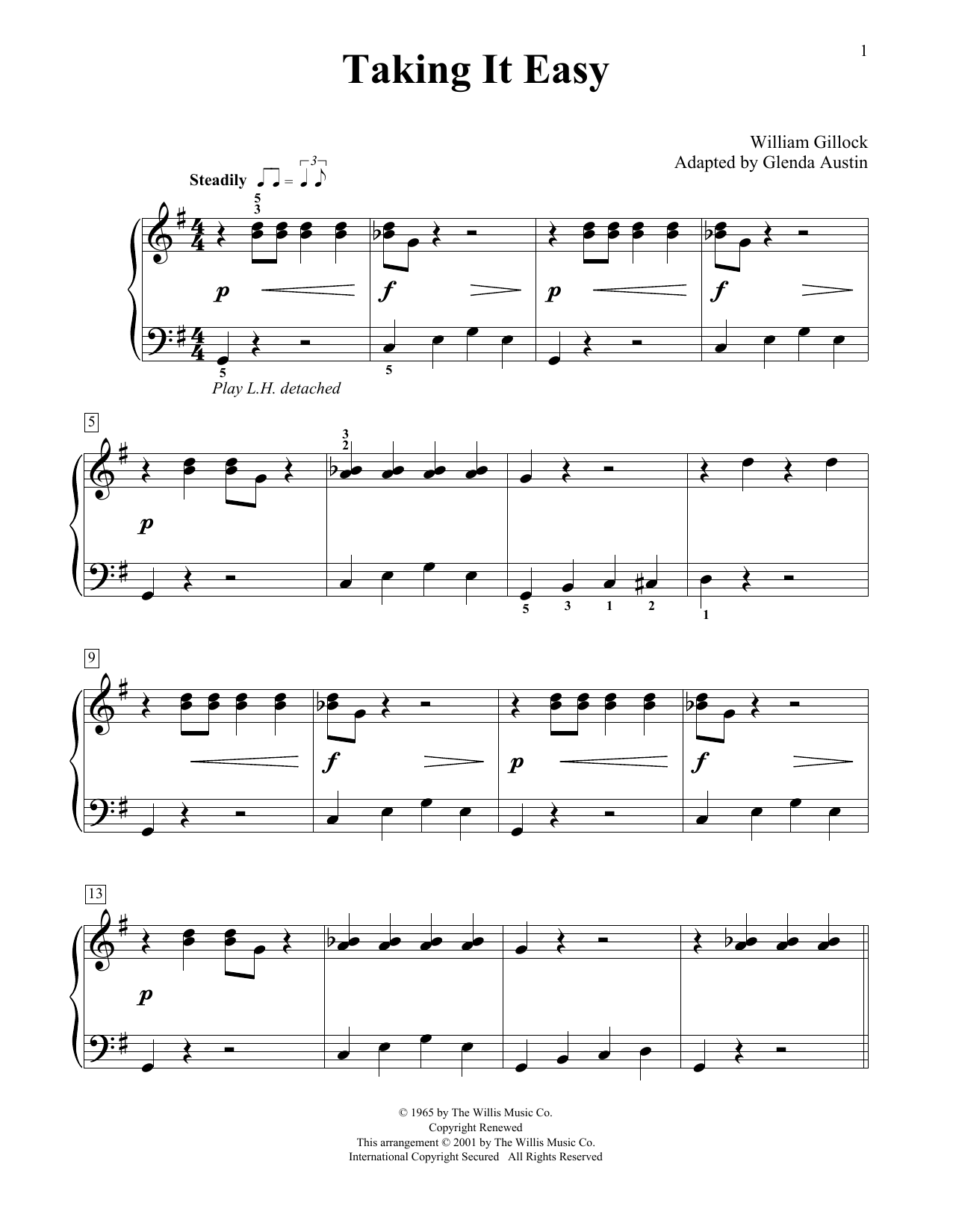 Produktbild zu: Taking It Easy (Simplified) (adapted by Glenda Austin)