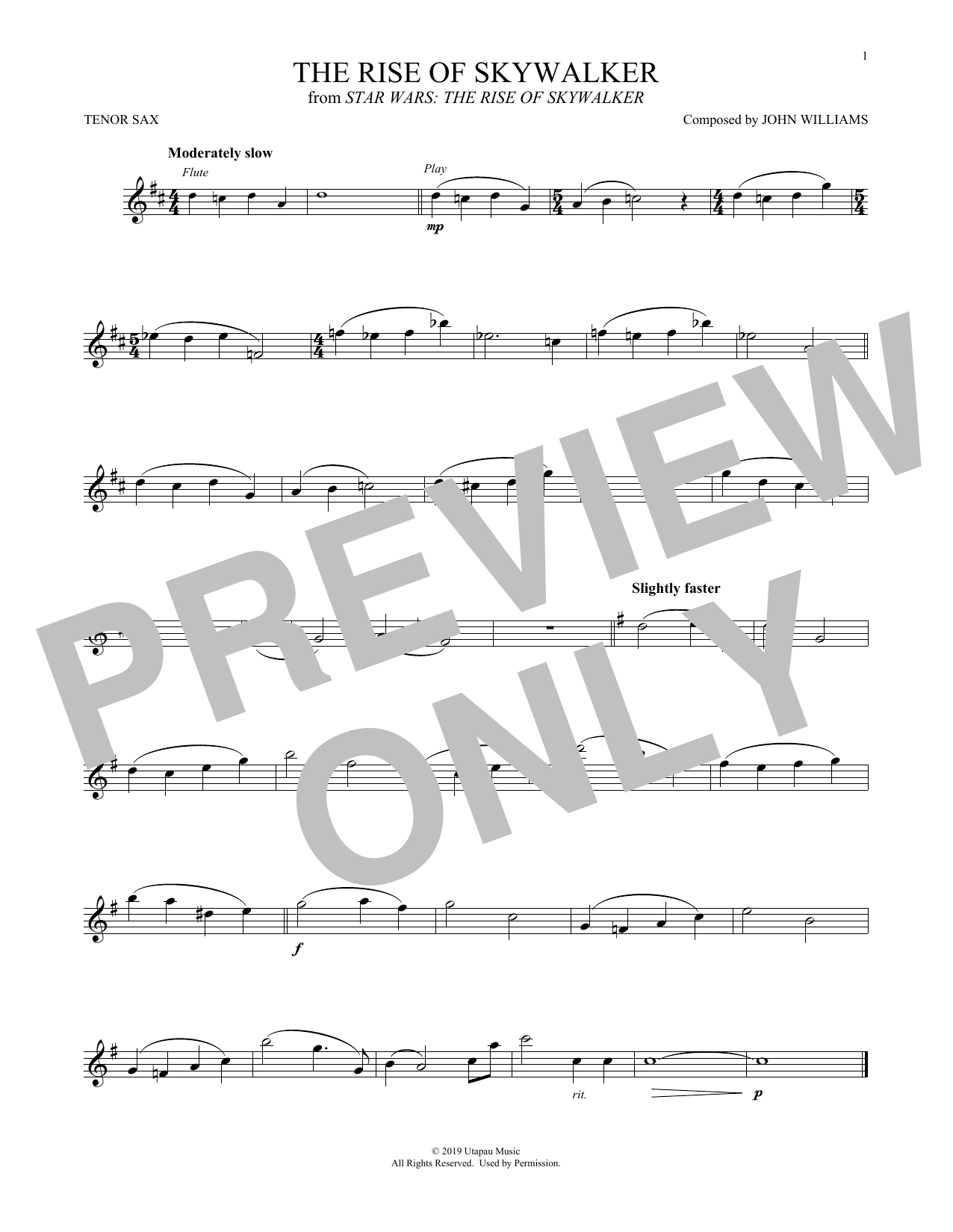 Product gallery: Page 1 of 1 The Rise Of Skywalker (from Star Wars: The Rise Of Skywalker), John Williams