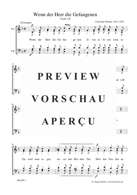 Wenn der Herr die Gefangenen