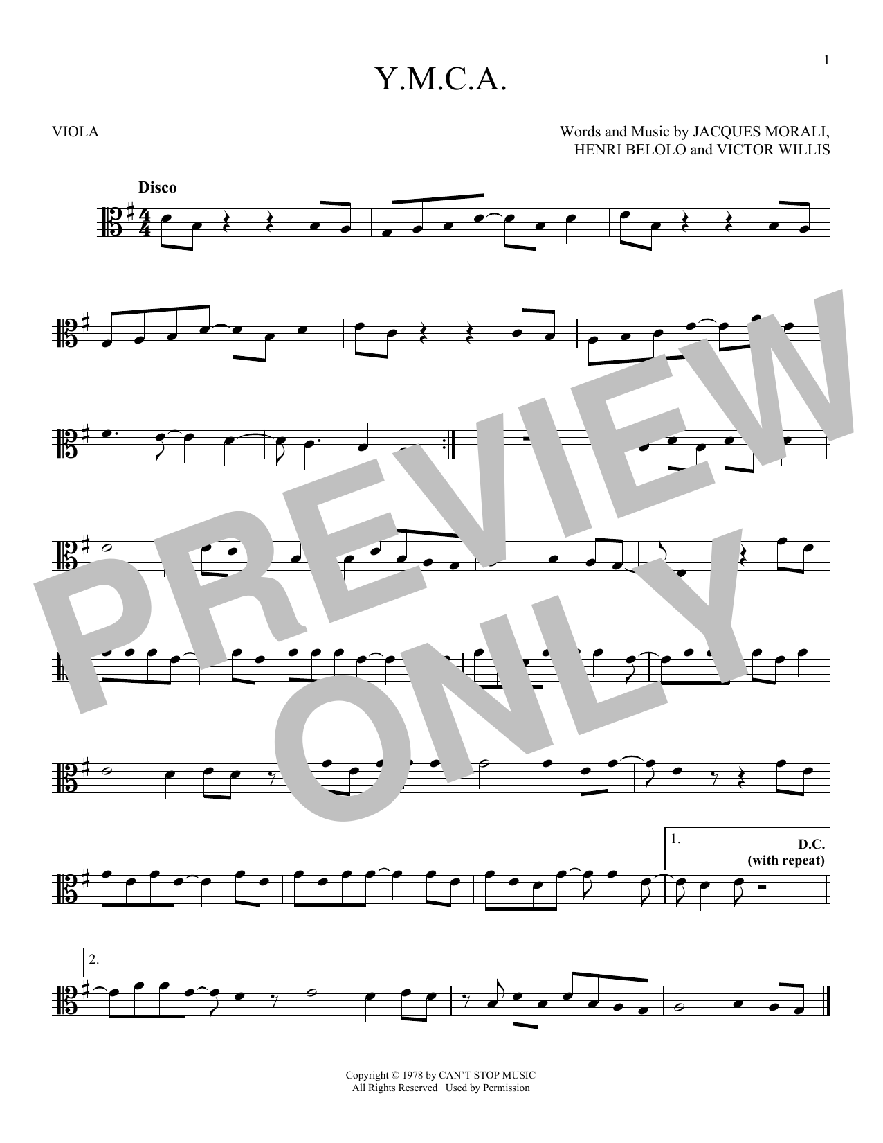 Product picture to:  Y.M.C.A. - Village People