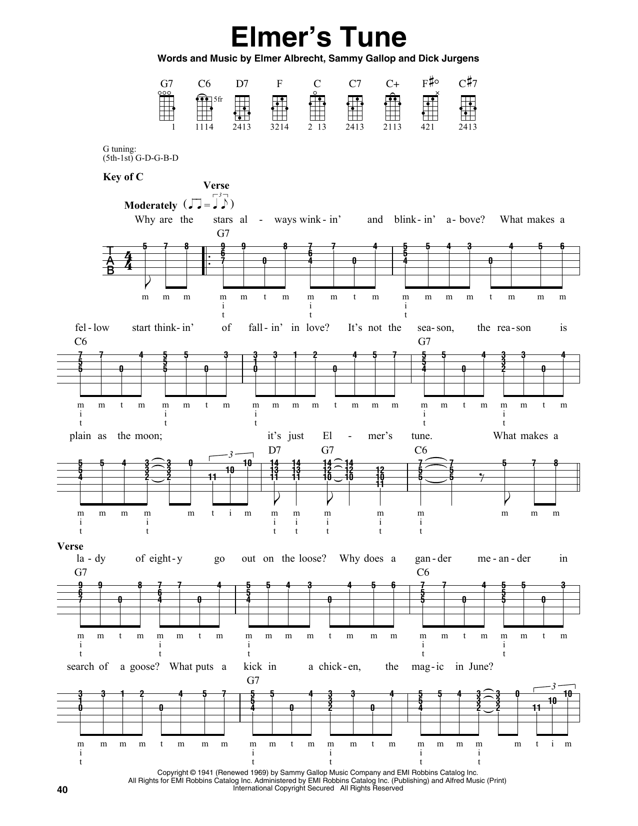 Produktgalerie: Seite 1 von 1 Elmer's Tune, Sammy Gallop, Banjo
