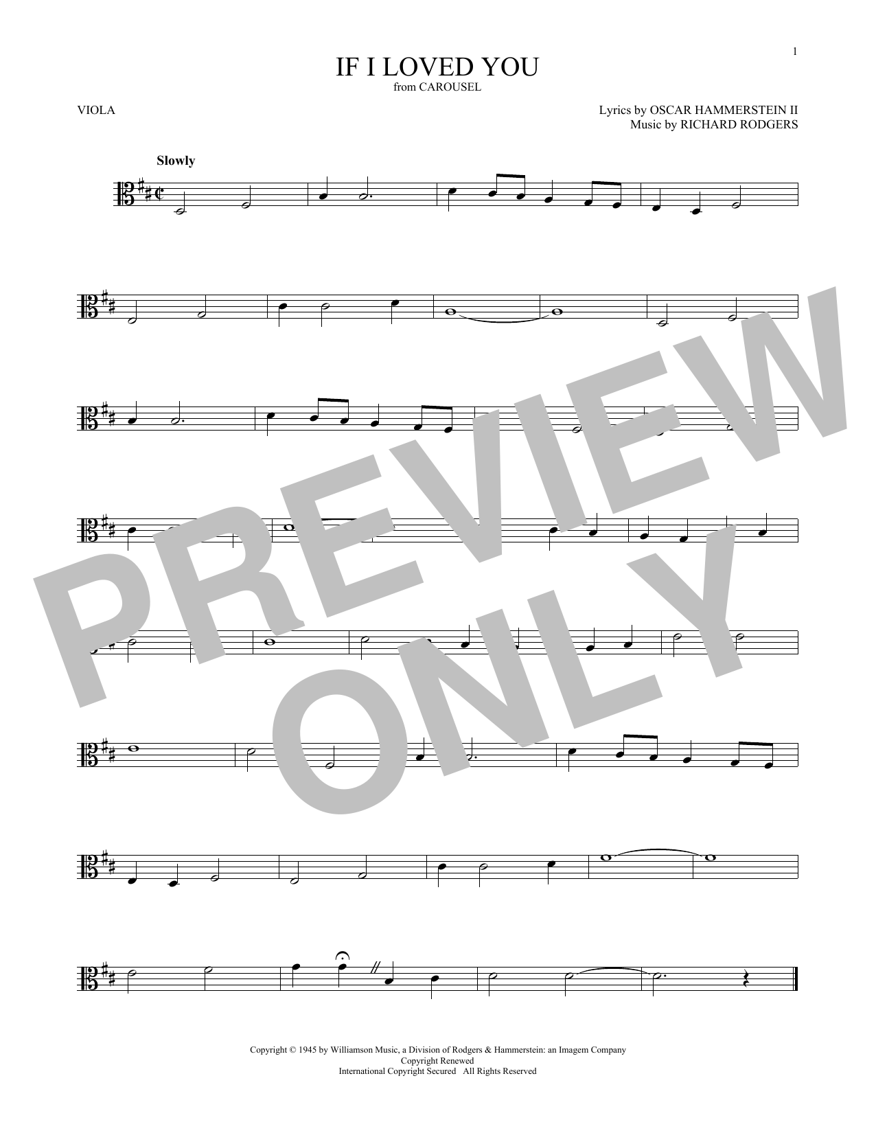 Product gallery: Page 1 of 1 If I Loved You, Rodgers & Hammerstein