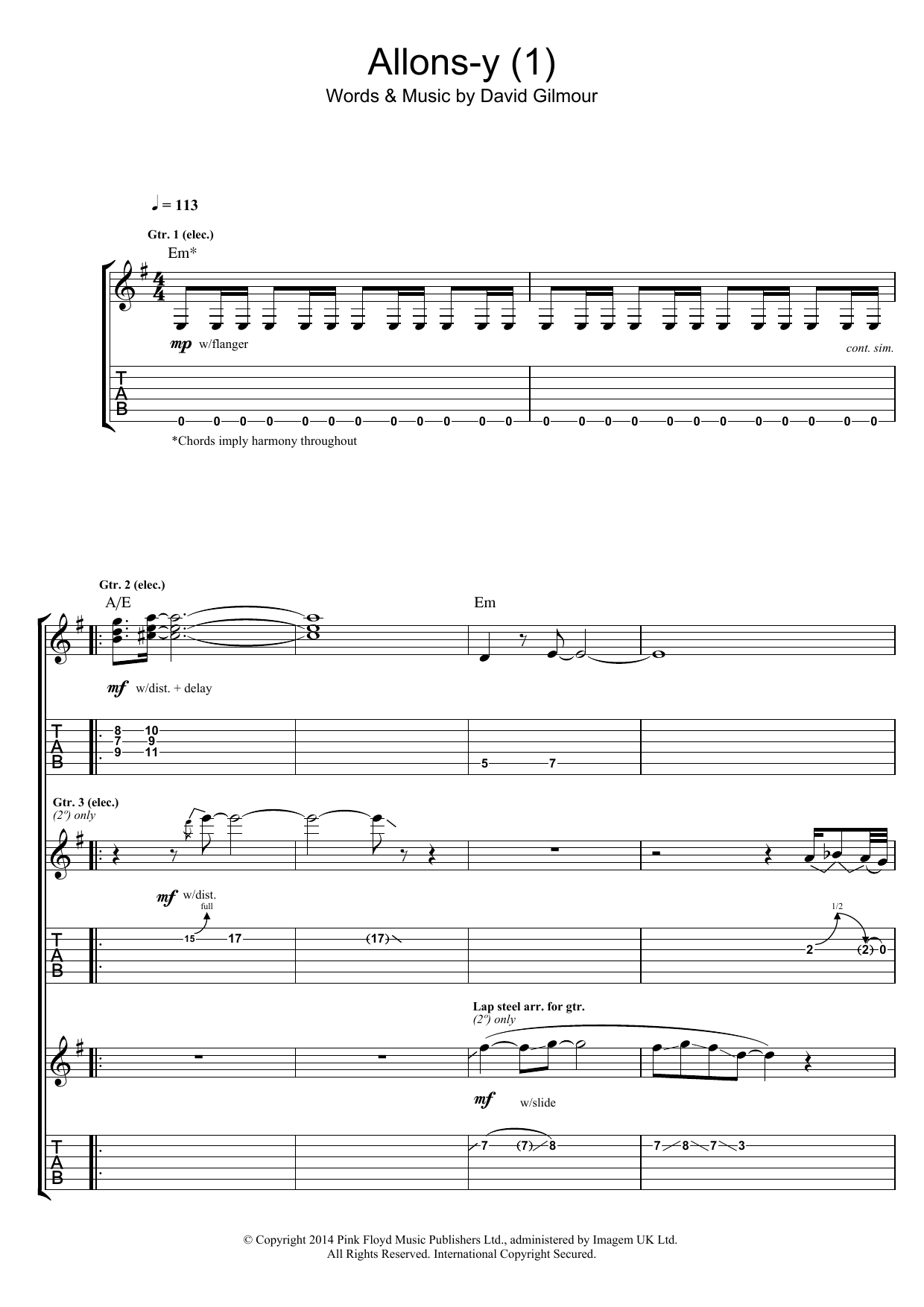 Produktbild zu: Allons Y (Part 1)