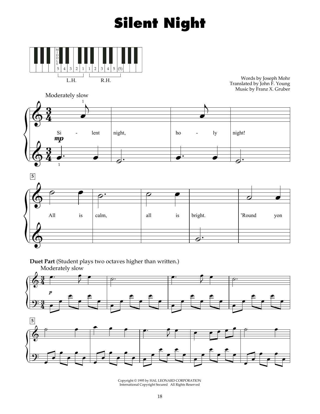 Product gallery: Page 1 of 1 Silent Night, Franz X. Gruber