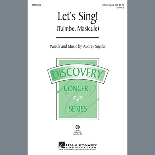 cover: Let's Sing (Tuimbe, Masicule), Audrey Snyder, Chor