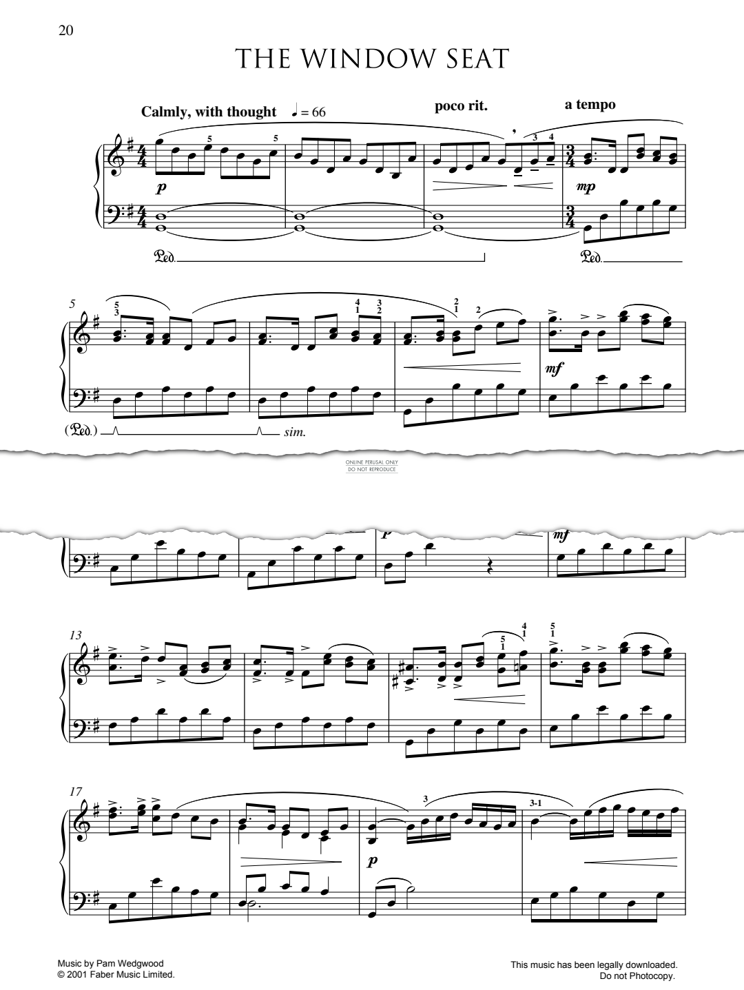 gallery: The Window Seat, Pam Wedgwood, Klavier