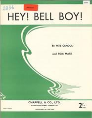 cover: Hey! Bell Boy!, Pete Candoli