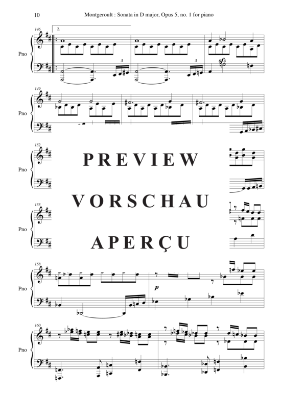 Product gallery: Page 11 of 21 Sonata in D Major, Opus 5 no. 1 , Horvath, Nicolas, Piano Solo
