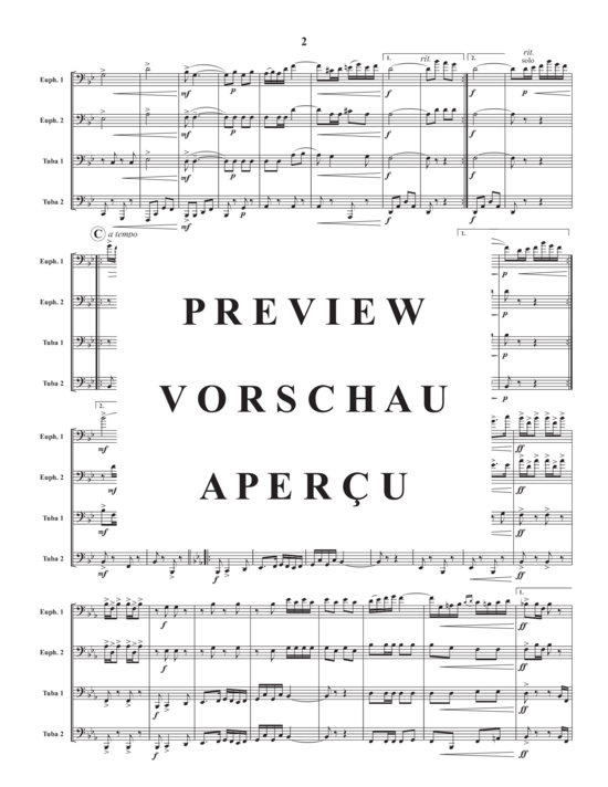 Product gallery: Page 4 of 18 Al Fresco , , (Tuba Quartett EETT)