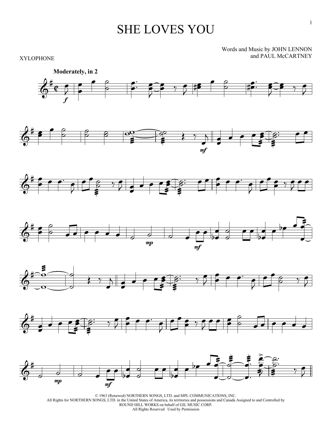 Produktbild zu:  She Loves You - The Beatles