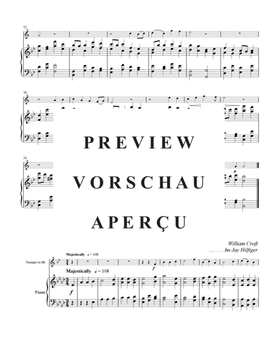 Produktgalerie: Seite 4 von 7 Drei Hymnen , , (Trompete in B + Klavier)