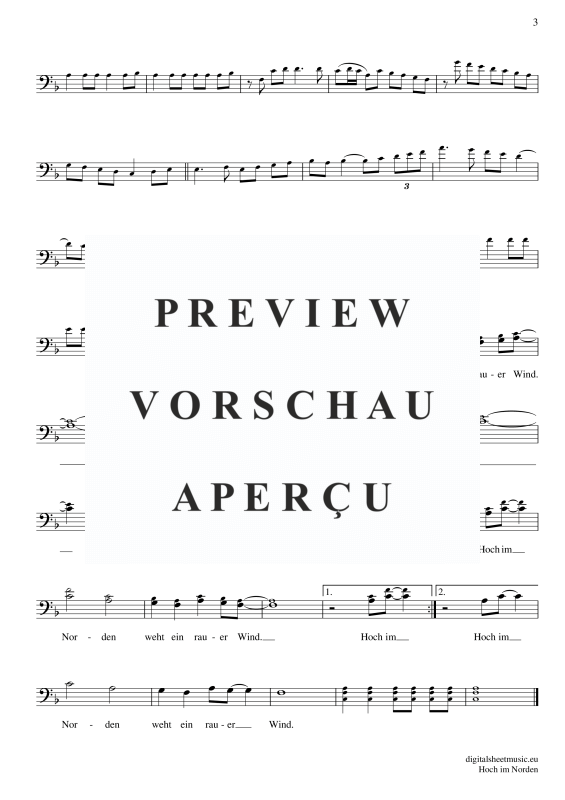 Product gallery: Page 4 of 4 Hoch Im Norden, Santiano, (Posaune / Bariton)