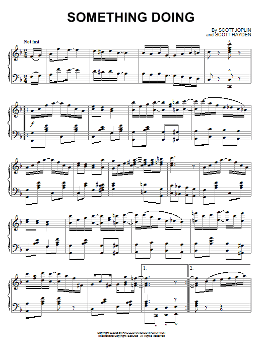 Product gallery: Page 1 of 1 Something Doing, Scott Joplin