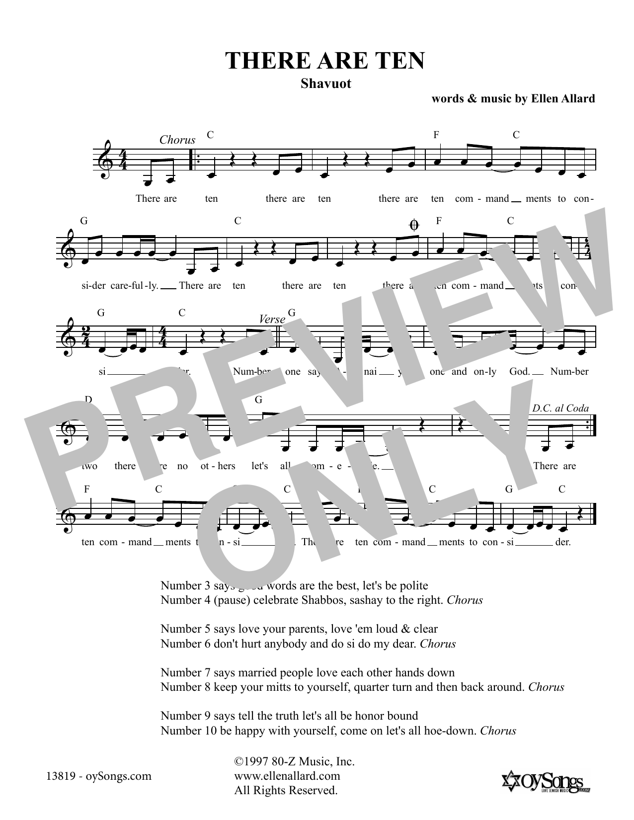 Produktgalerie: Seite 1 von 1 There Are Ten, Ellen Allard, Melodieinstrument
