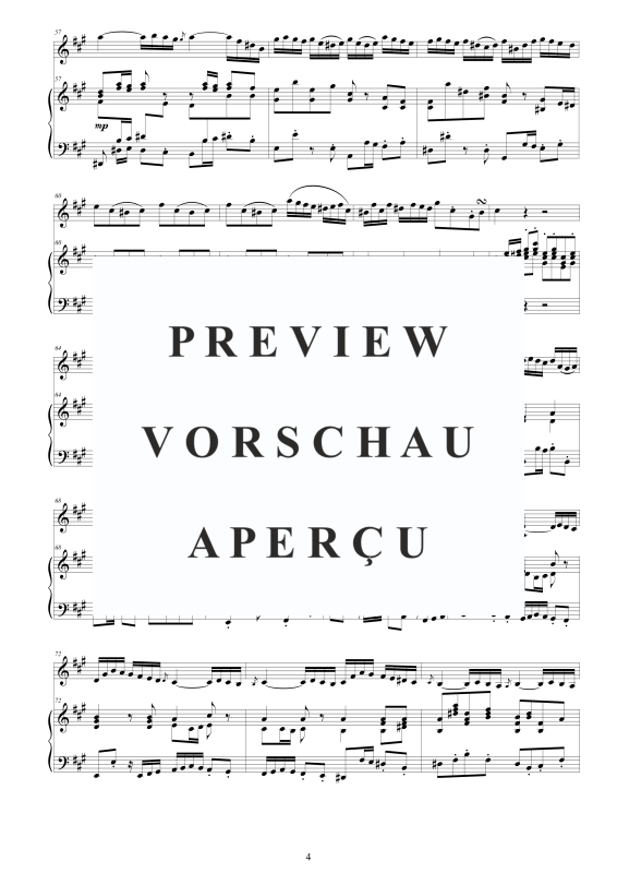 Product gallery: Page 5 of 11 Oboen Konzert in A-Dur BWV 1055, , Oboe and Piano