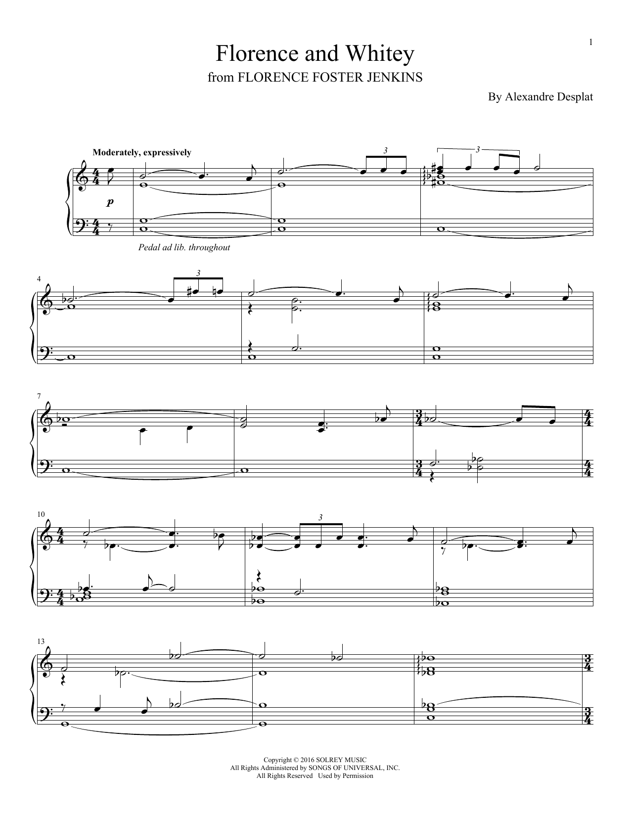 Product gallery: Page 1 of 1 Florence And Whitey, Alexandre Desplat