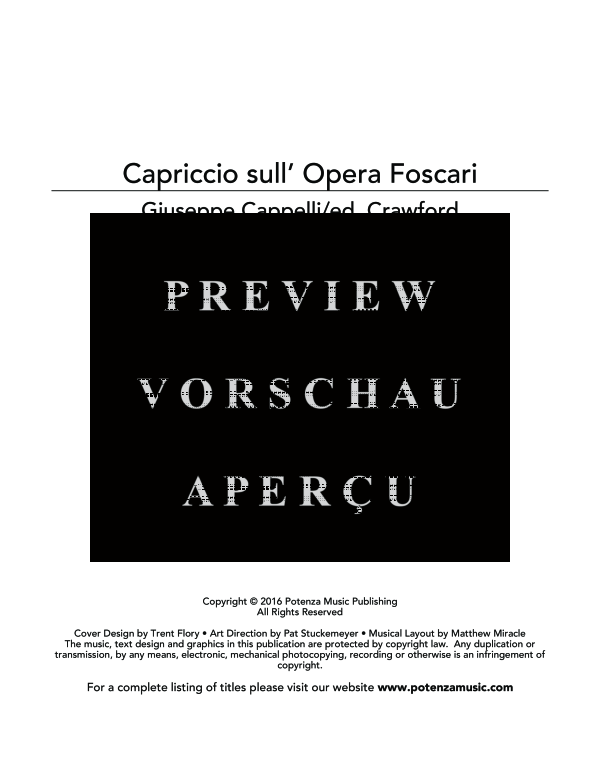 Product gallery: Page 3 of 11 Capriccio sull´ Opera Foscari, , (clarinet in E flat and piano)