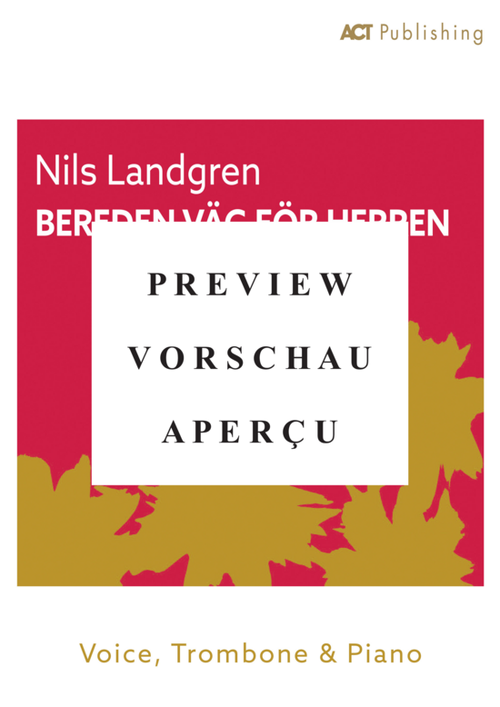 gallery: Bereden väg för Herren (Gesang, Posaune + Klavier), Landgren, Nils, 