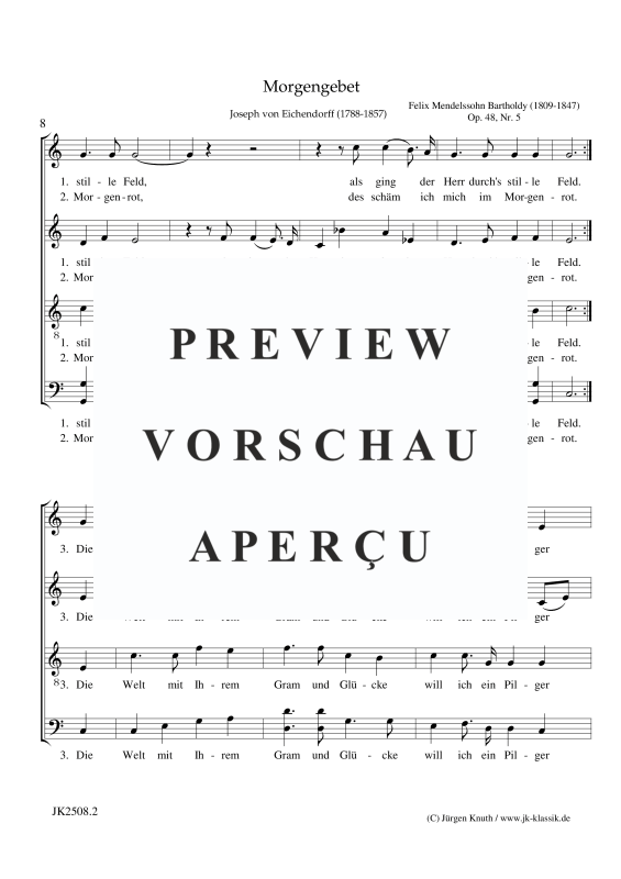 Produktgalerie: Seite 6 von 7 O wunderbares tiefes Schweigen (Morgengebet), , Gemischter Chor