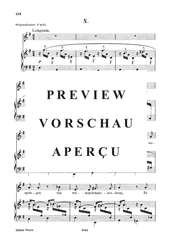 Product gallery: Page 2 of 3 Hör' ich das Liedchen klingeln, Op.48 No.10, , Low Voice and Piano