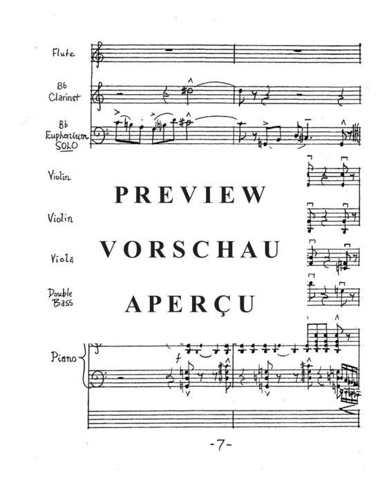 Produktgalerie: Seite 11 von 21 Euphonism-a divermento-concertino , , (Gemischtes Ensemble + Euphonium Solo)