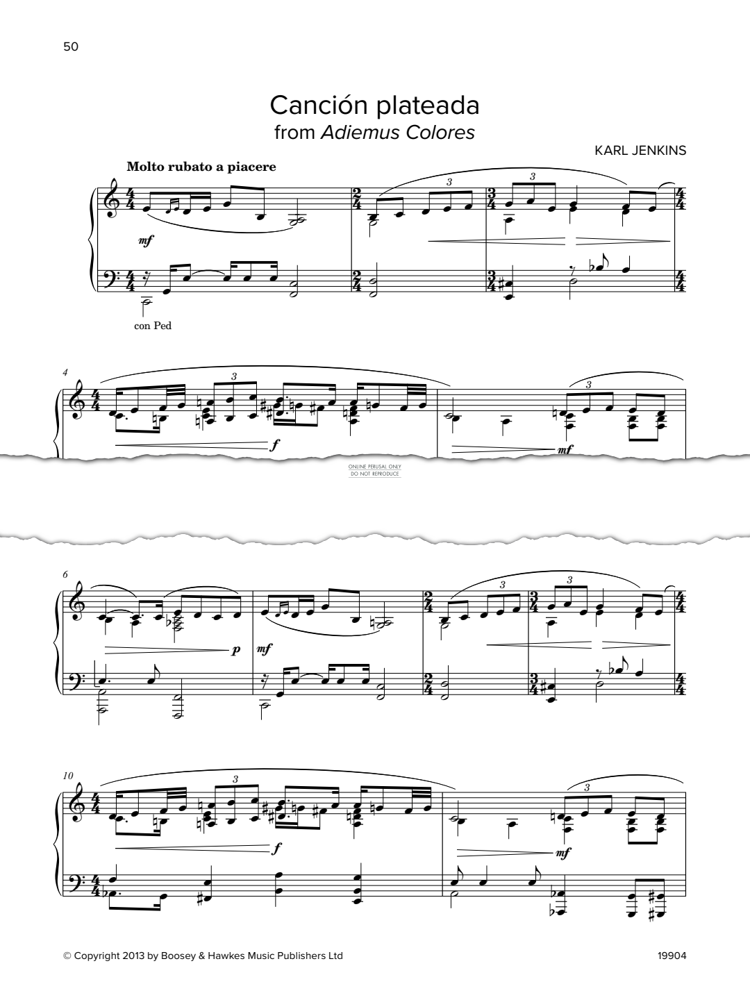 gallery: Canción plateada from 'Adiemus Colores', Karl Jenkins