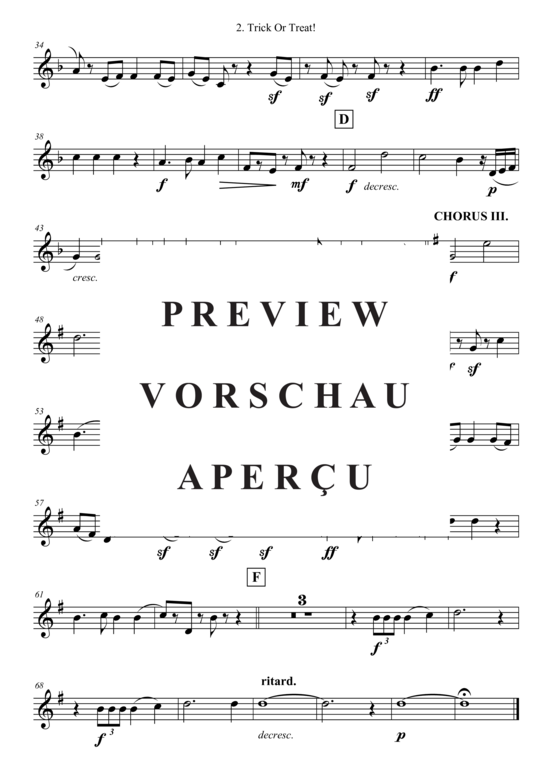 Produktgalerie: Seite 15 von 21 Trick Or Treat! , , (Jazz Combo Band + 2 Bläser)