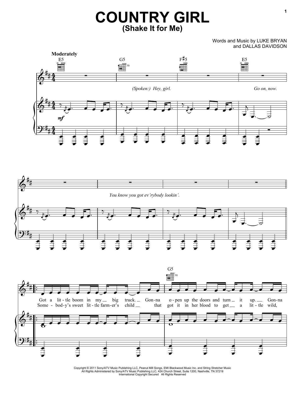 Produktbild zu: Country Girl (Shake It For Me)