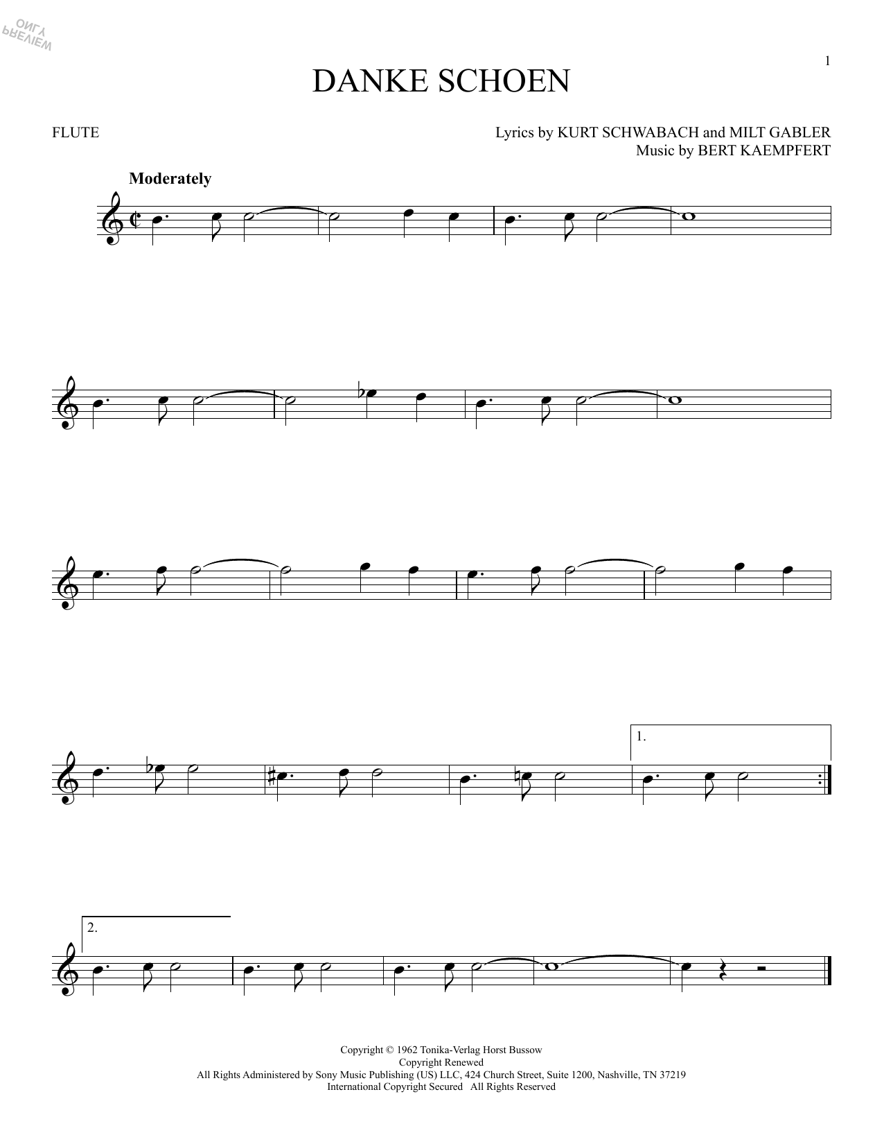 Product gallery: Page 1 of 1 Danke Schoen, Wayne Newton