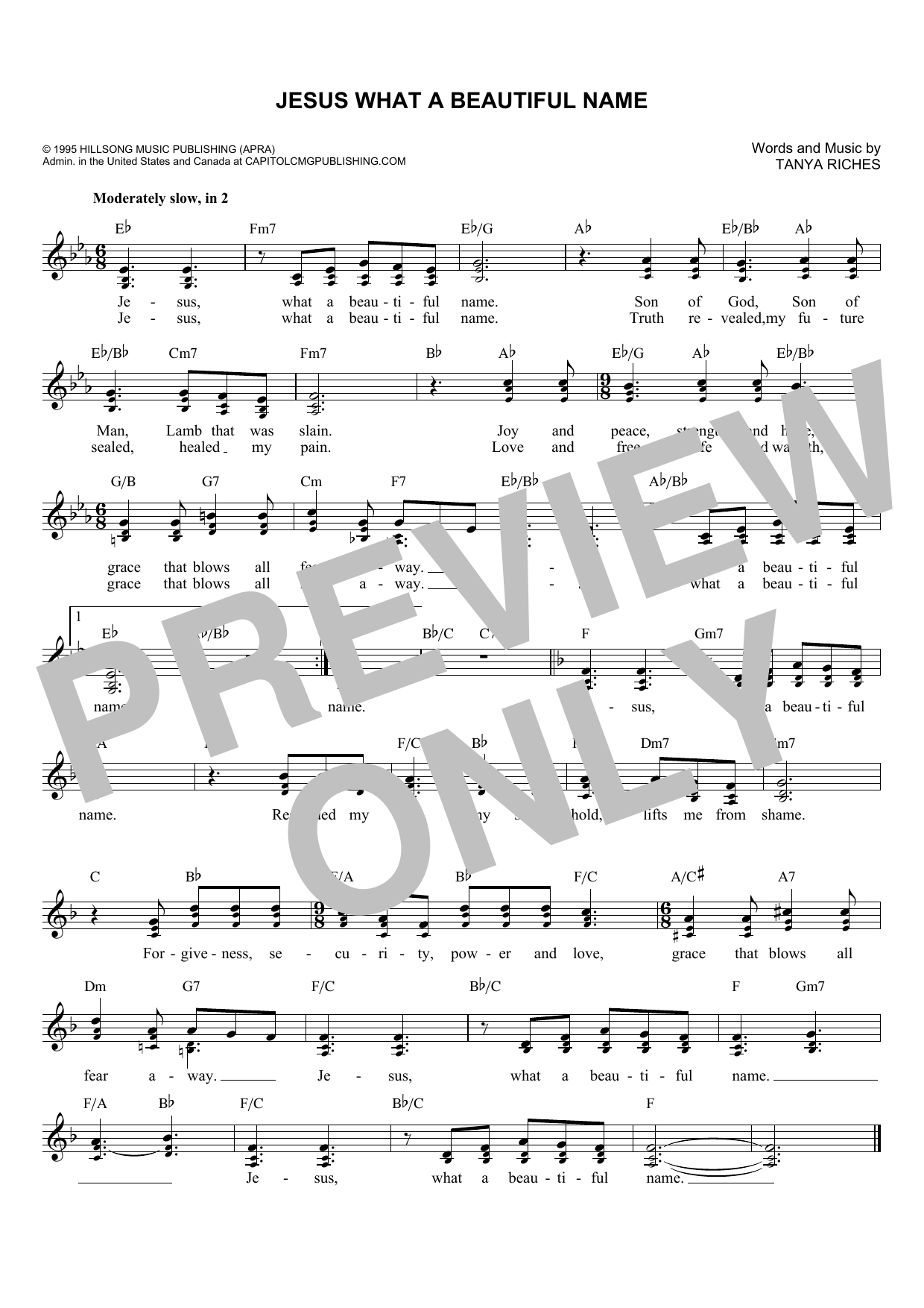 Produktbild zu: Jesus What A Beautiful Name